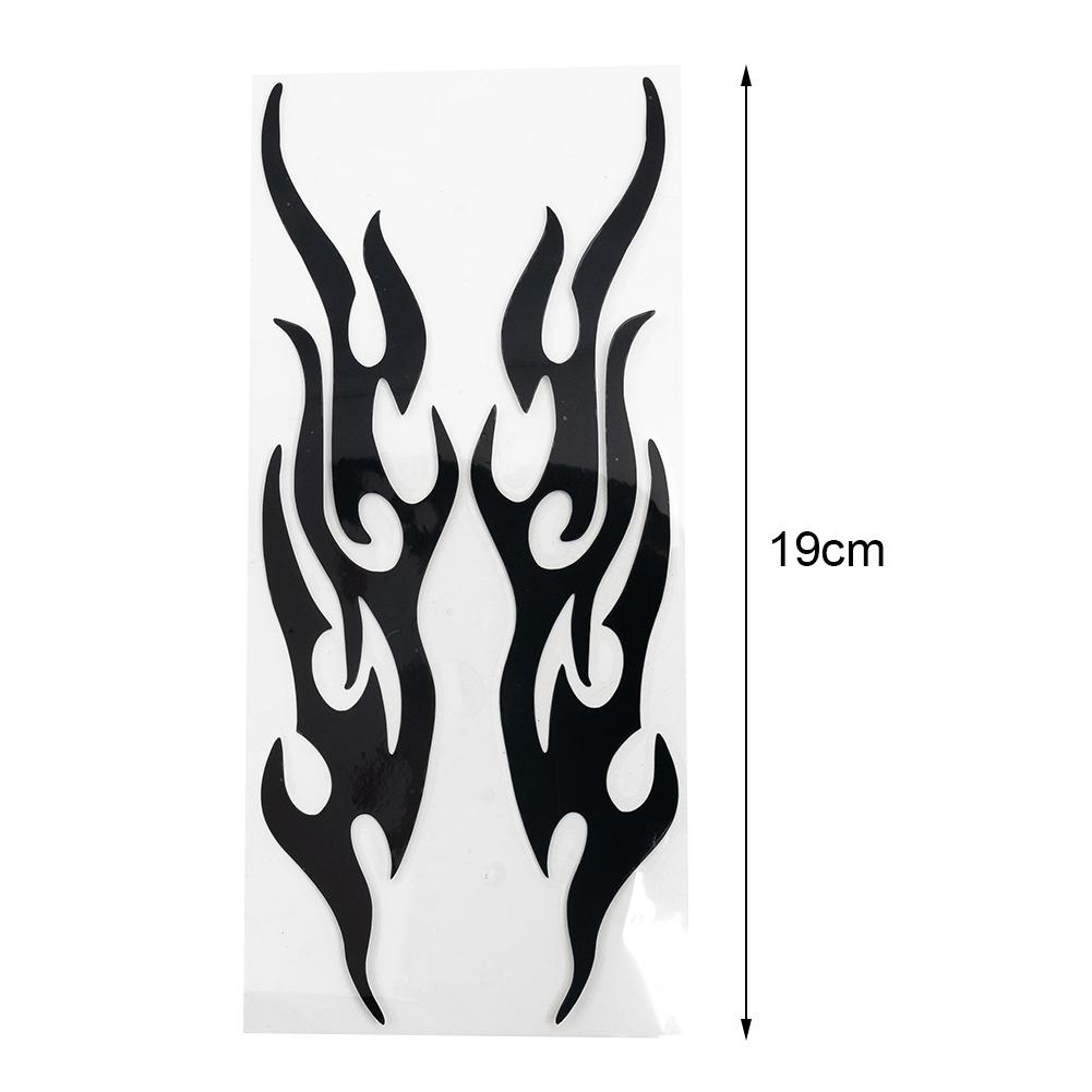 1 Set DIY Flamme Vinyl Aufkleber Aufkleber Wasserdicht Universal Für Auto Motorrad Gas Tank Motorrad Flamme Aufkleber Kit Decals