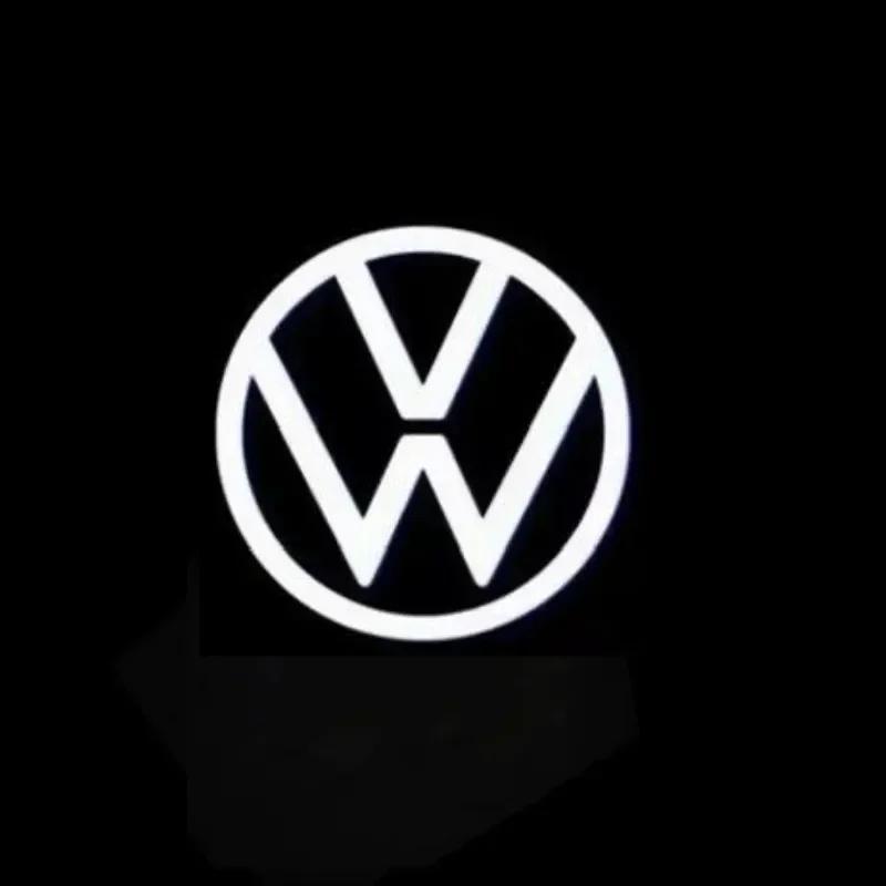 2PCS car LED logo door projection welcome light for VW R Golf 5 6 7 GTI GTD GTE 7N Touareg CC Passat B6 B7 B8 B9 C6 C7 C8 Tiguan