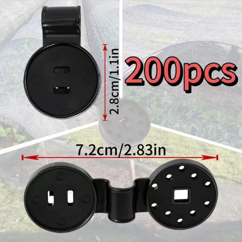 Awning Plastic Clips Outdoor Shade Cloth Net Clip Camping Garden Tool Buildings Fence Net Fix Clamp Awning Hook