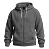 Men S Loose Fit Zip Up Hooded Sweatshirt For Autumn Winter