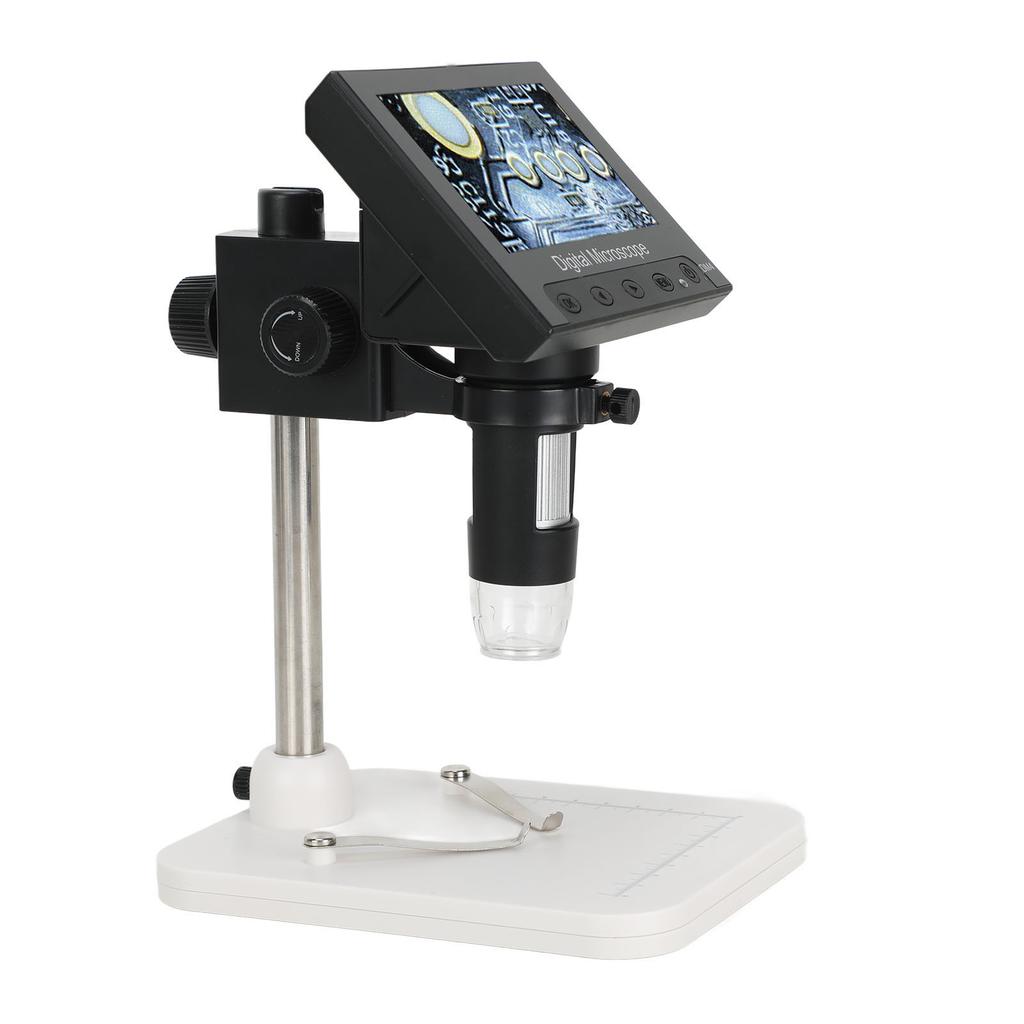 Microscop electronic cu ecran de 4,3 inch, HD 720P, 1000X, microscop digital pentru cercetare biologică