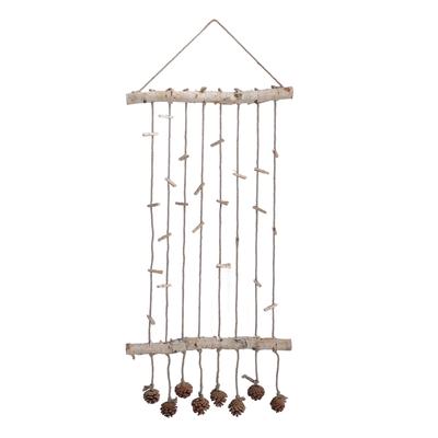 Espositore per Foto da Appendere a Parete Legno di Betulla Fatto a Mano Espositore per Foto da Appendere Decorazione da Parete per Soggiorno