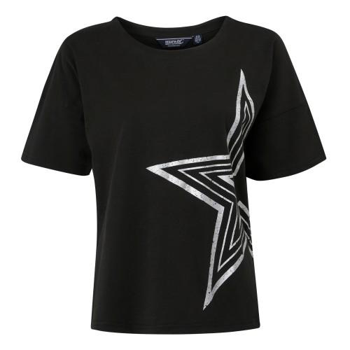 

Regatta Womens/Ladies Abaya Star Foil Print T-Shirt 16 UK