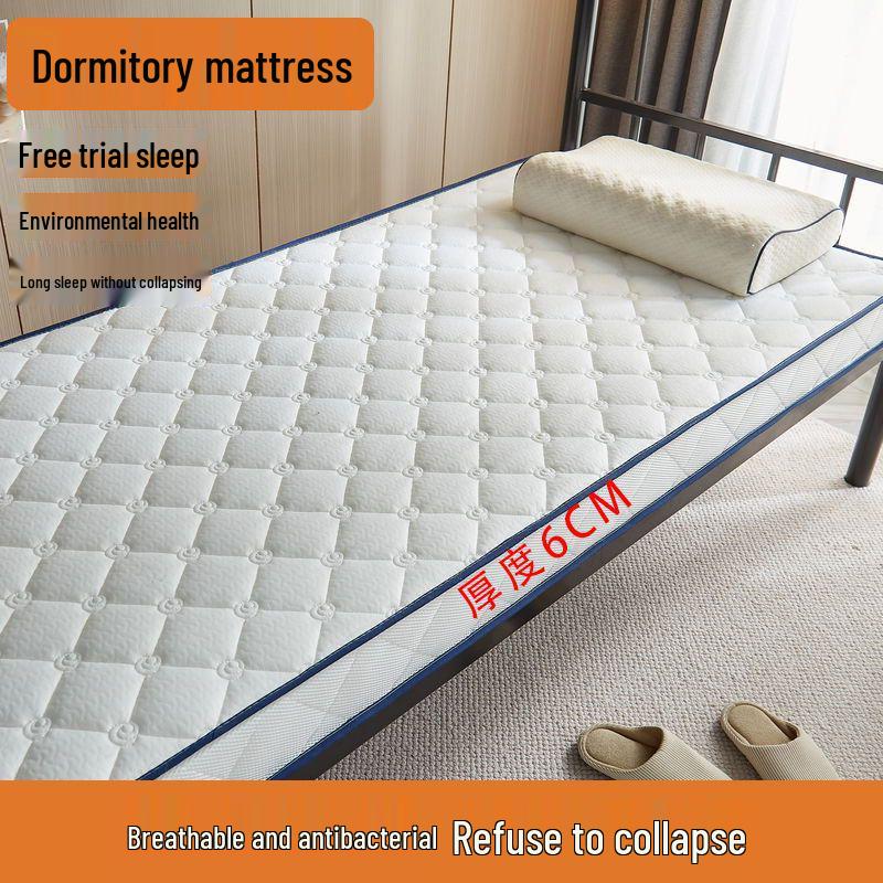 Atmungsaktive, verdickte Matratze für Studentenwohnheim-Etagen- oder Einzelbett