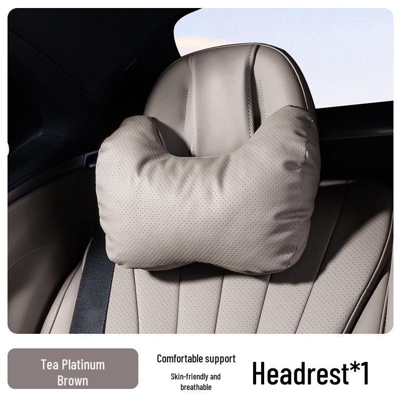 Mercedes Headrest & Lumbar Support Pillow for C/E/A/S Class, GLC260, GLE450, GLB.