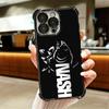 Nash Fishing Fish Mark Soft Phone Case For iPhone 15 16 17 Air 14 Pro Max 16E Plus 13 12 Mini Plating Anti-Fall Fundas