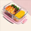New style Lunch Box Glass 1111ml Microwave Bento Box Food Storage Box school food containers compartment