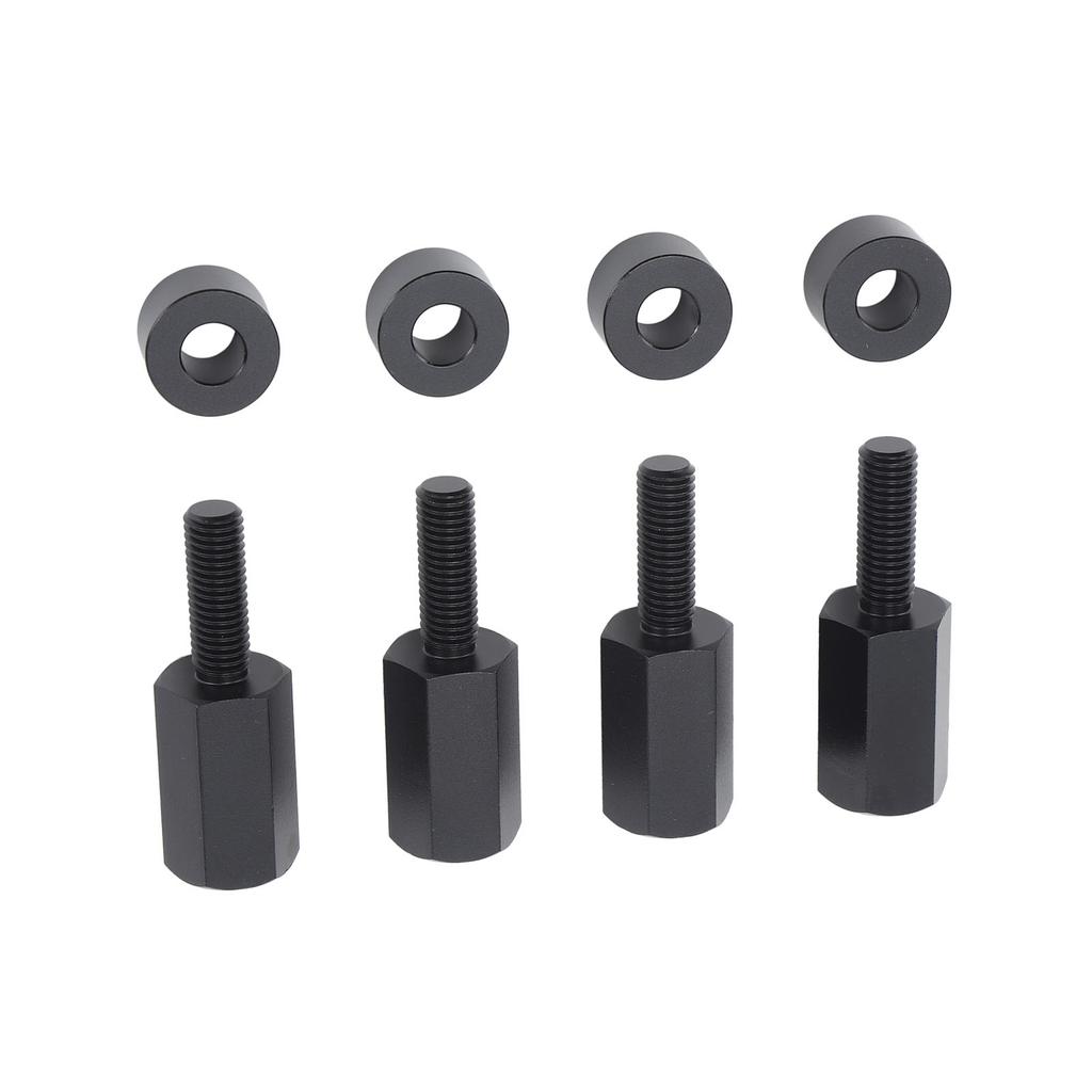 4 Stück Sitz-Hub-Montagesätze 2 Zoll Schwarz Zuverlässig Robust UTV Sitz-Erhöhung Ersatz für Can‑Am Maverick X3 Alle Baujahre