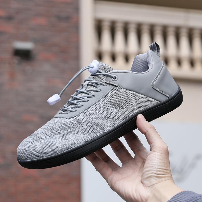 Breathable Men's Knit Casual Walking Shoes Trendy Sneakers Handmade Male Tenis Masculino Comfy Outdoor Treking Footwear