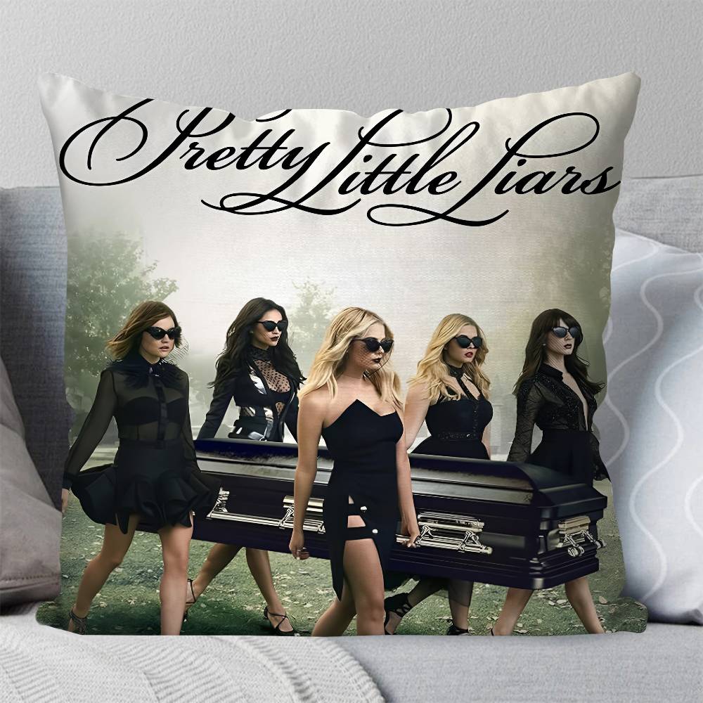 Pretty Little Liars Kissenbezug Quadratisches Kissen Schlafzimmer Sofa Freizeit Komfortkissen Auto Wohnzimmer Heimdekoration