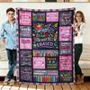 Teacher Inspiration Flannel Blanket Soft Cozy Throws Napping Travel Use