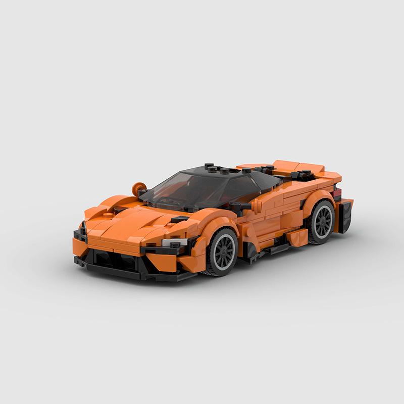 Creative MOC Car City Racing Vehicle Retro Speed Car Rally Building Blocks Bricks Ornament Toys For Kids Adults Birthday Gifts