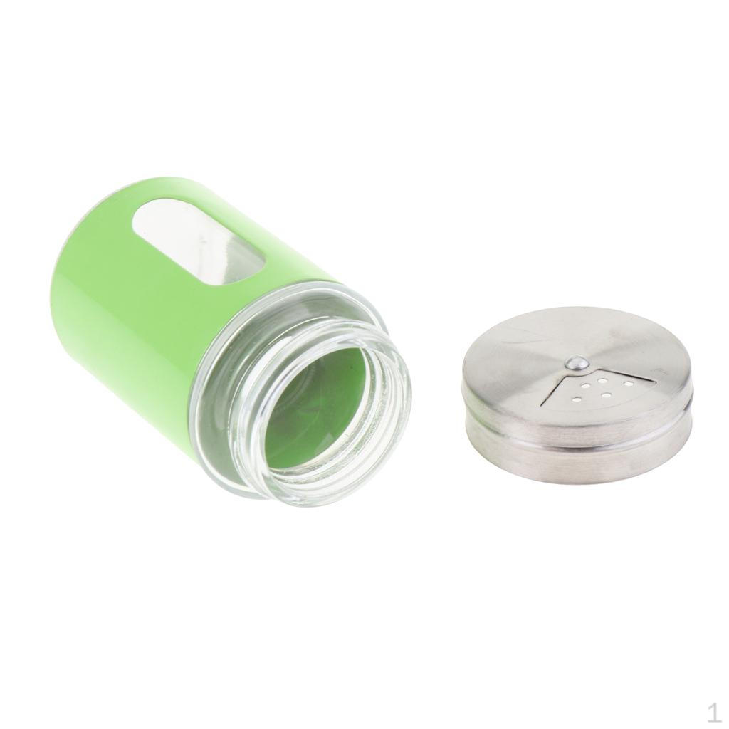 

Lids, Food Storage Container or Salt Seasoning Box for Kitchen and Home зелений