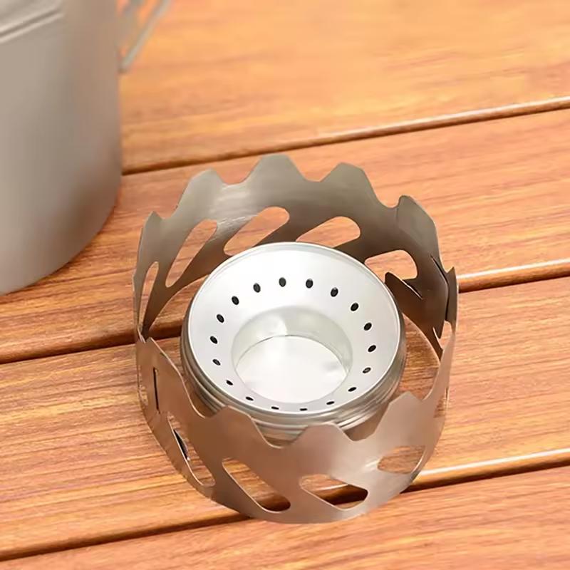 Portable Wind Shield Suitable For Alcohol Stove Ultralight Rack Stand Windscreen Outdoor Camping Hiking Camping Supplies
