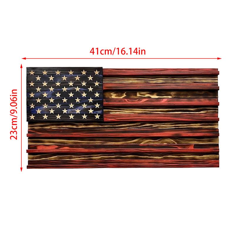 Amerikanische Flagge Challenge Coin Display Holz Münzständer Regal zur Wandmontage Hänge Dekoration Münzhalter Regal Münzdisplay