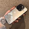 Floral IMD Phone Case For Xiaomi Redmi 15C Note 14 13 12 11 10 Pro 14C 13C 5G Shockproof Slim Protective Silver Camera Cover