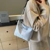 Trendy And Chic Student Tote Bag Women 2024 Large Capacity Pu Shoulder Bag