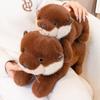 Toy Plush Otter Animal Simulation Sitting Posture Filling Doll Gift Children
