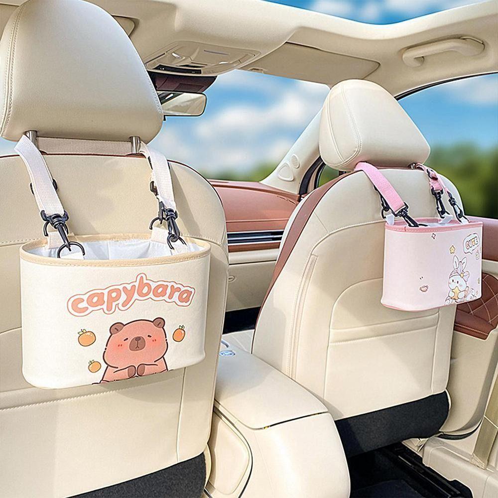 

Dirt-proof Car Seat Back Organizer Bag Waterproof Car Hanging Bag Auto Storage Pockets Umbrella Style 3