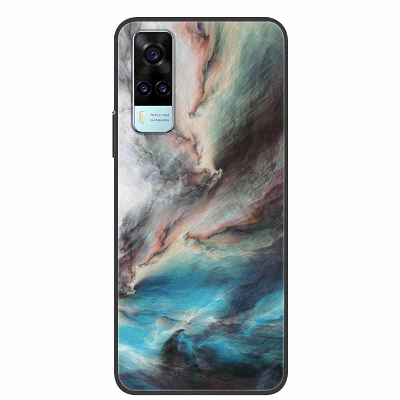 Pro vivo Y33 Pouzdro Mramorové Měkký Silikonový Zadní Kryt pro Vivo Y33 Y33S Y33T Kryt Telefonu pro Vivo Y 33 S Y33 T Coque Funda Nárazník