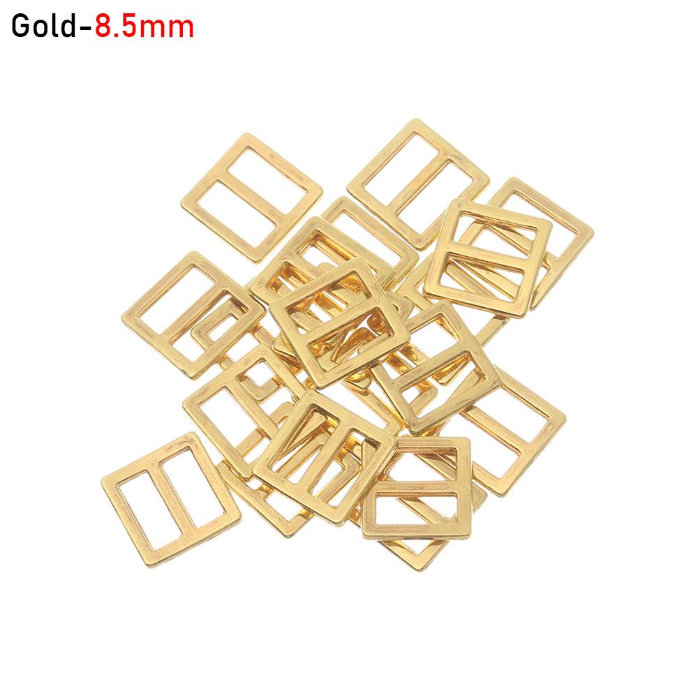 20Pcs 6/7/8.5mm Ultra-small Square Buckle for Doll Bags Shoes Clothes Mini Belt ButtonsDIY Clothing Sewing Accessories