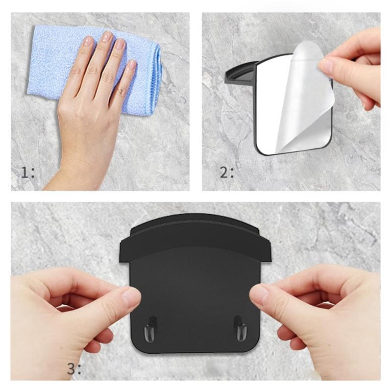 Kopfhörerhalter Halter Wandmontage, Headset-Haken unter dem Schreibtisch, Universeller Klebeständer Gaming-Kopfhörer Ohrhörer