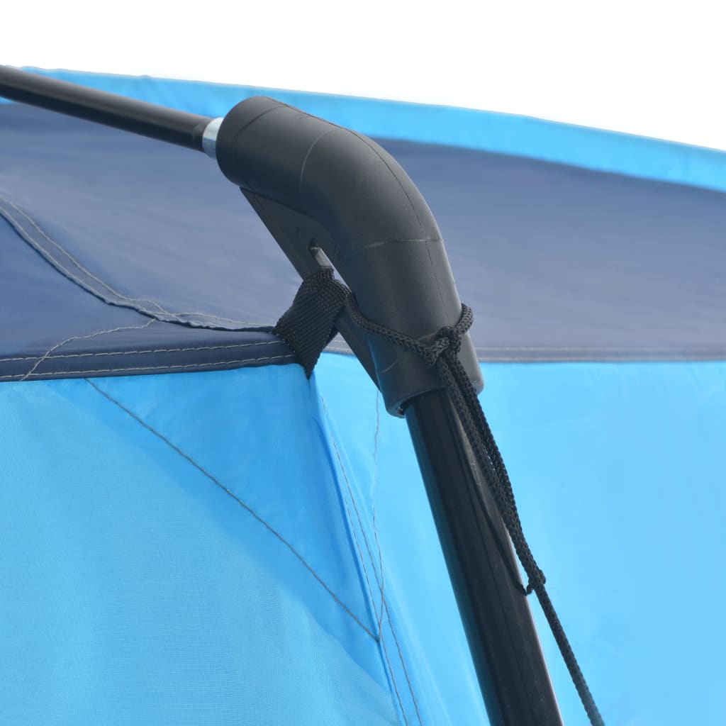 Poolzelt 590 x 520 x 250 cm Blau