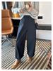 Lyocell Nine-point Straight-leg Grandma Pants—Women's 2026 Petite Wide-leg Casual