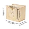 Wooden Bird Breeding Nest Wall Mount Parrot Wood House Practical Parrot Breeding Box  for Bird Cage