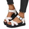 2025New Women Gladiator Sandals  Summer Platform Sandals Buckle Strap Casual Shoes  Plus Size  Europe