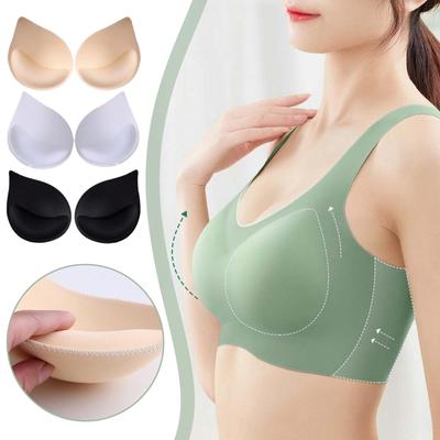 Sütyen Ped Ekleri Push Up Ekleri Sütyen Kapları Yedek Nefes Alabilir Sünger Sütyen Pedleri Kadınlar İçin Spor Sütyeni Mayo