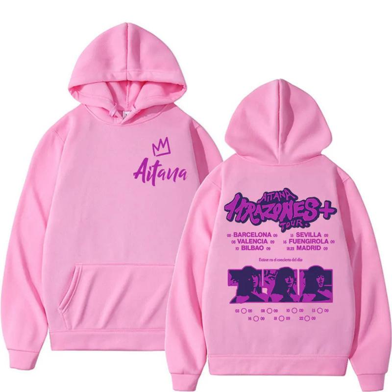 Piosenkarka Aitana 11 Razones Tour Bluzy Męskie