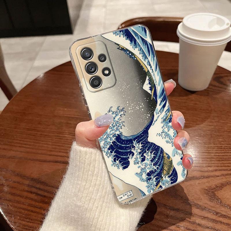 The Great Wave Katsushika Hokusai Phone Case For Samsung Galaxy A56 A57 A37 A55 A54 A36 A35 A26 A25 A16 A17 A07 A52 A34 73 Cover