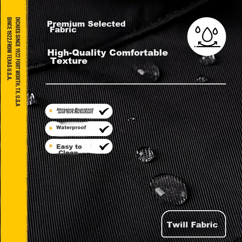 Dickies حقيبة كتف، سعة كبيرة، حقيبة ظهر كاجوال، خفيفة الوزن، حقيبة كروس بودي متعددة الوظائف، مقاس كبير، أسود