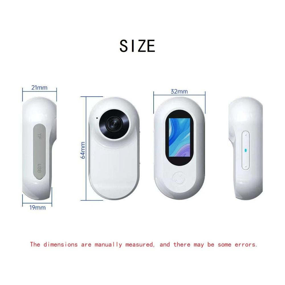 Image-stabilized Action Camera, 1080P HD, Rear-mounted Recording Camera, DV Video Recorder