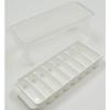 Make Ice That Easily Fits Into Slim Water Bottles! deLijoy Yukipon Block Ice Box/Ice Cube Tray, Made In Japan, Approx. 22x9x9cm (Set of 2)