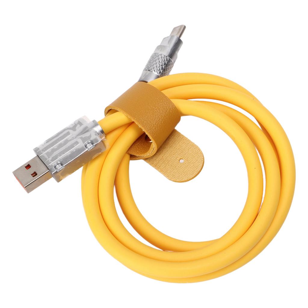 USB C Charging Cord 66W Fast Charging Liquid Silicone Thickened Type C Charging Cable for Phone Power Bank Camera 4.76ft