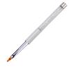 White Flat Ombré Nail Art Brushes - Crystal Handle