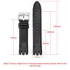 Genuine Leather for Swatch YTS401/402/409/713 YTB400 Pin/Folding Buckle Watchband Watch Strap Bracelet Watch Accessories 20mm