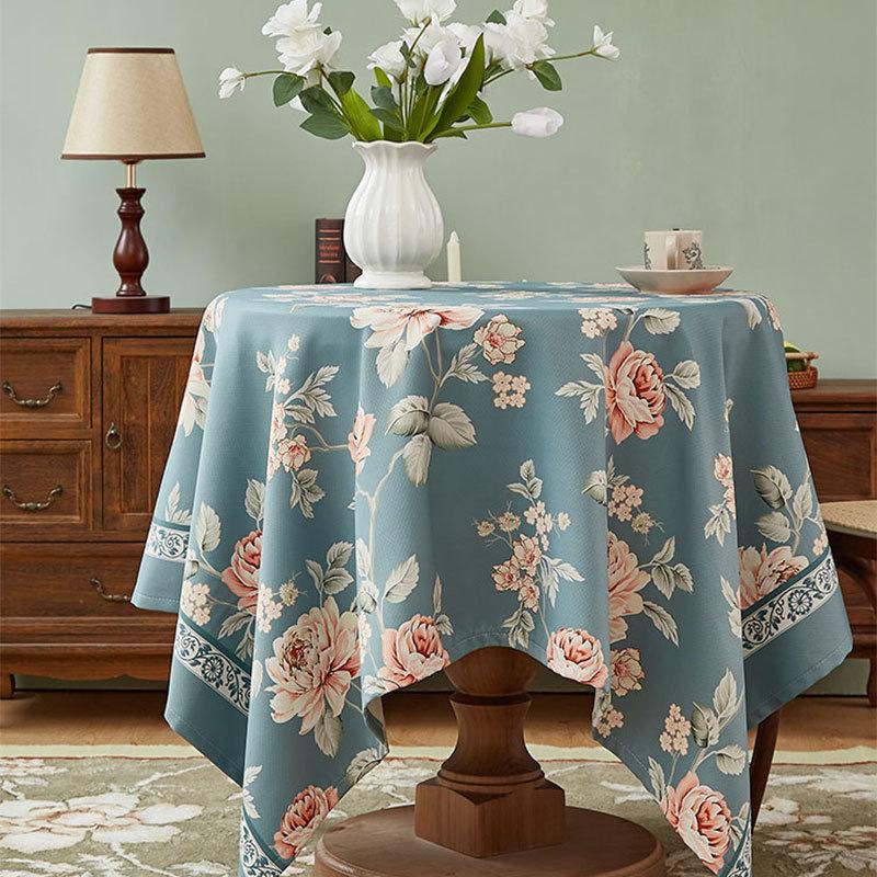 Față de masă premium de lux ușor, îngroșată, imprimată, de uz casnic, impermeabilă și rezistentă la ulei, față de masă pentru măsuță de cafea