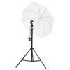 Photo Studio Set with Lights Background and Reflector