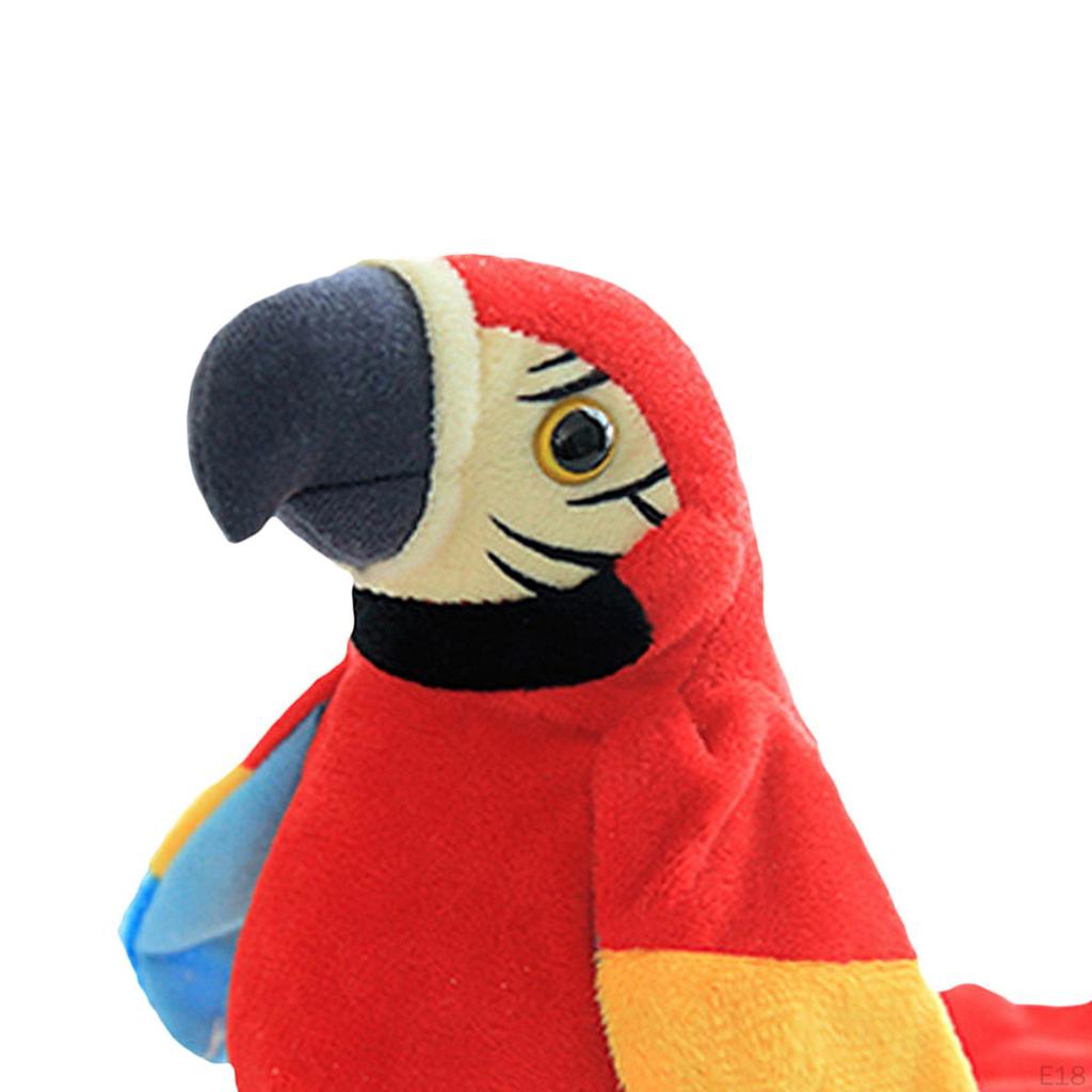22cm Plush Toys Stuffed Bird Doll Repeat Speaking Talking