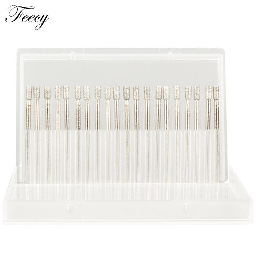 

20 шт. алмазные фрезы для маникюрного набора, сверла для ногтей, аксессуары для маникюрного аппарата, мельница для удаления гель-лака