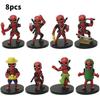 Character Deadpool Model Toys Cute Cartoon Living Room Tabletop Decor Dolls