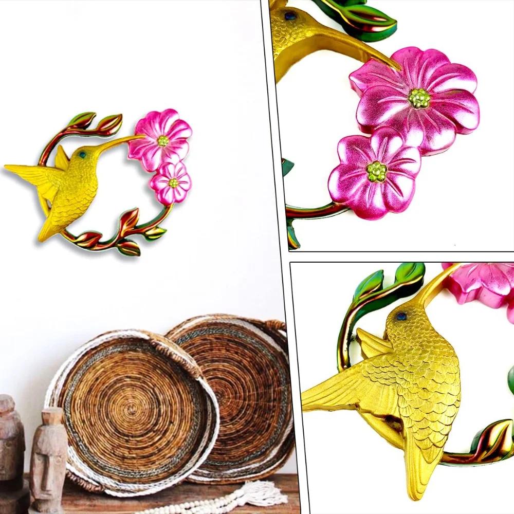 1Pc Hummingbird Epoxy Resin Silicone Molds, Large Animals Resin Molds, Decor for Wall Hanging, Home Decoration, Gifts