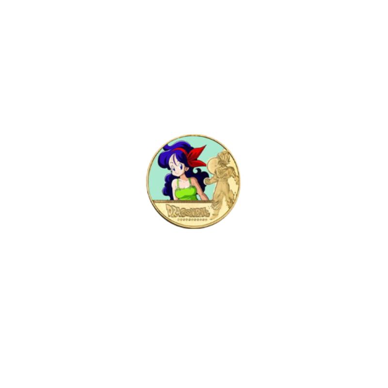 Anime  Z Gold Plated Gold Coin Son Goku Vegeta  Coins Kids Classic Anime Peripherals Collection Toy Souvenir