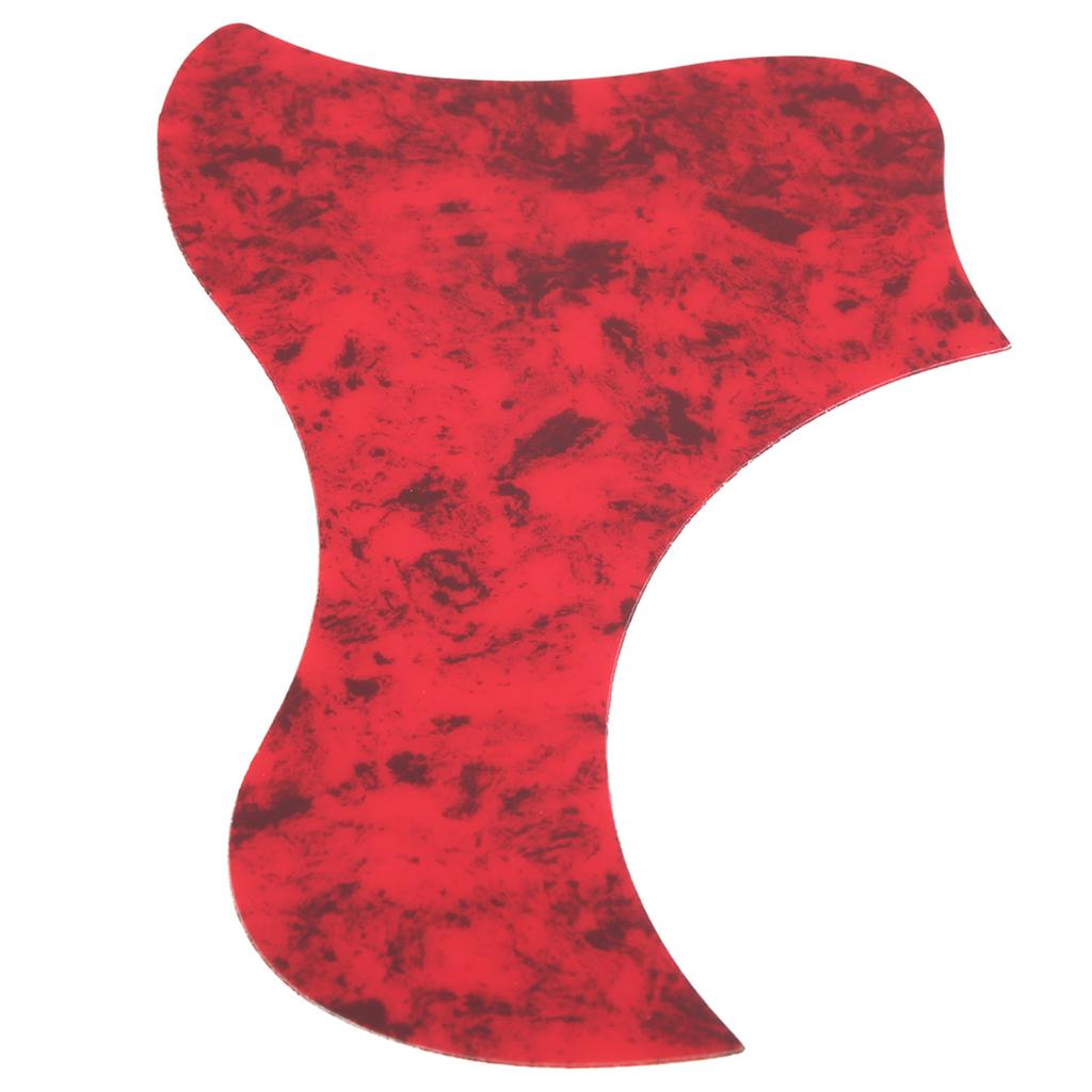 2 ks Akustický kytarový pickguard Folk Ochranná deska proti poškrábání Náhrada pro 3841in Celuloid(Červené