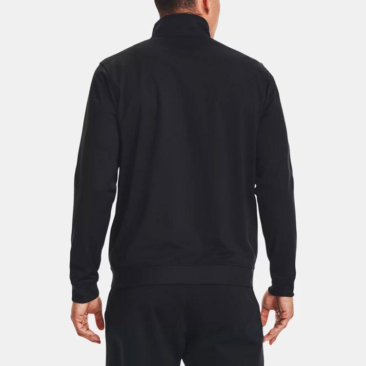Under Armour Sportstyle Tricot Casual Sports Jacket Men Jackets Black 1329293-002