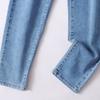 Foreign Trade European and American Single Elastic Waist Lace-up Jeans 2025 New Women Loose Slimming Versatile Harem Pants