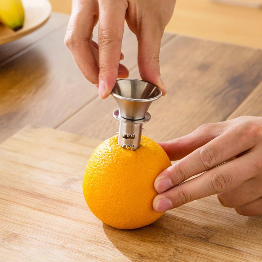 Stainless Steel Household Mini Manual Lemon Juicer Juice Squeezer Fruit Tools Kitchen Gadgets